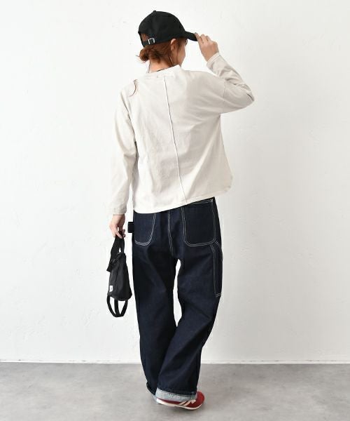 and quarter｜ヘムラウンドプリントTee [[MA-65282]][C]