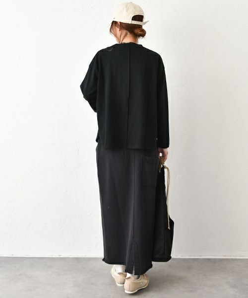 and quarter｜ヘムラウンドプリントTee [[MA-65282]][C]