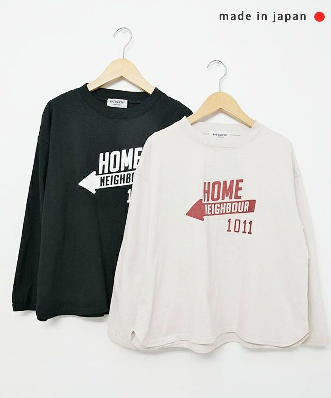 and quarter｜ヘムラウンドプリントTee [[MA-65282]][C]