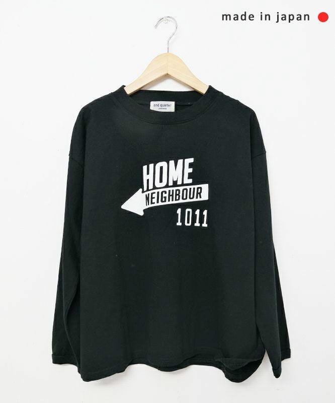 and quarter｜ヘムラウンドプリントTee [[MA-65282]][C]