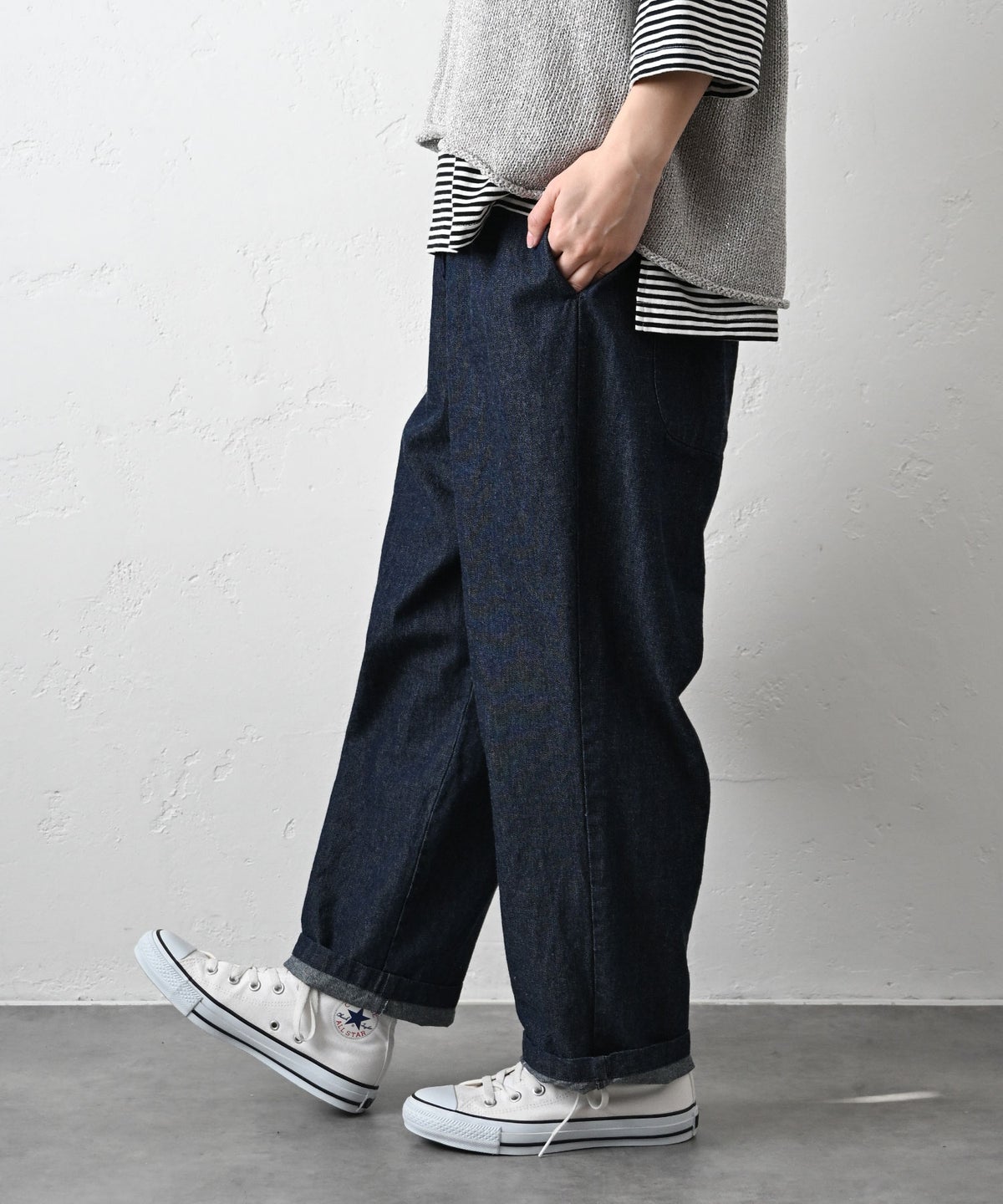 No18｜デニムテーパードパンツ [[CE1PT220703E]][C]