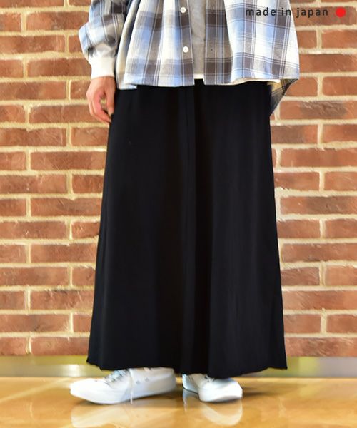 her.｜ミニ裏毛フレアロングスカート [[131331H]][C]
