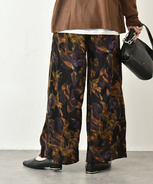 HUMS｜柄リラックスパンツ [[RNK-2595]][C]