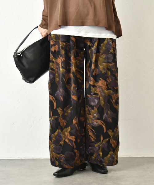 HUMS｜柄リラックスパンツ [[RNK-2595]][C]