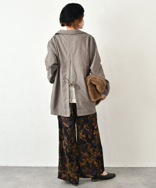 HUMS｜柄リラックスパンツ [[RNK-2595]][C]