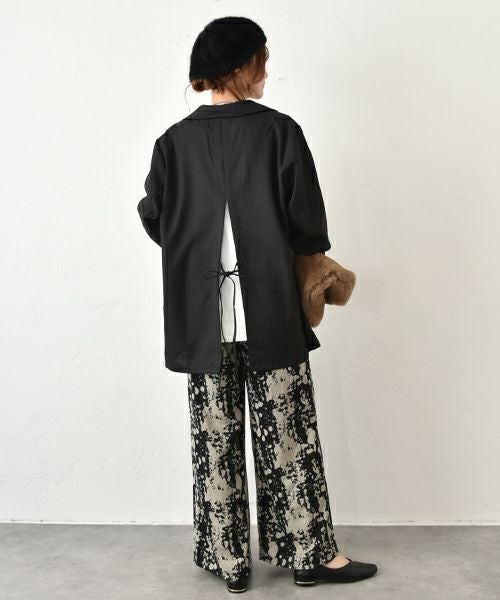 HUMS｜柄リラックスパンツ [[RNK-2595]][C]