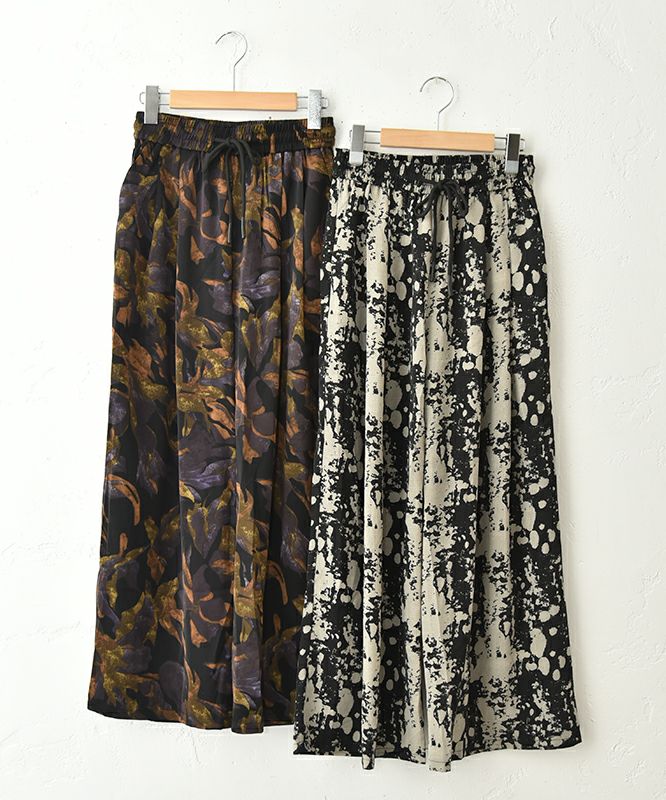 HUMS｜柄リラックスパンツ [[RNK-2595]][C]