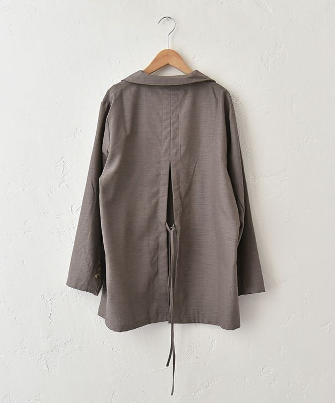 HUMS｜バックリボンダブルジャケット [[RNK-2596]][C]