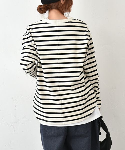 her.｜長袖刺繍カットソー [[CE3CT250809]][C]