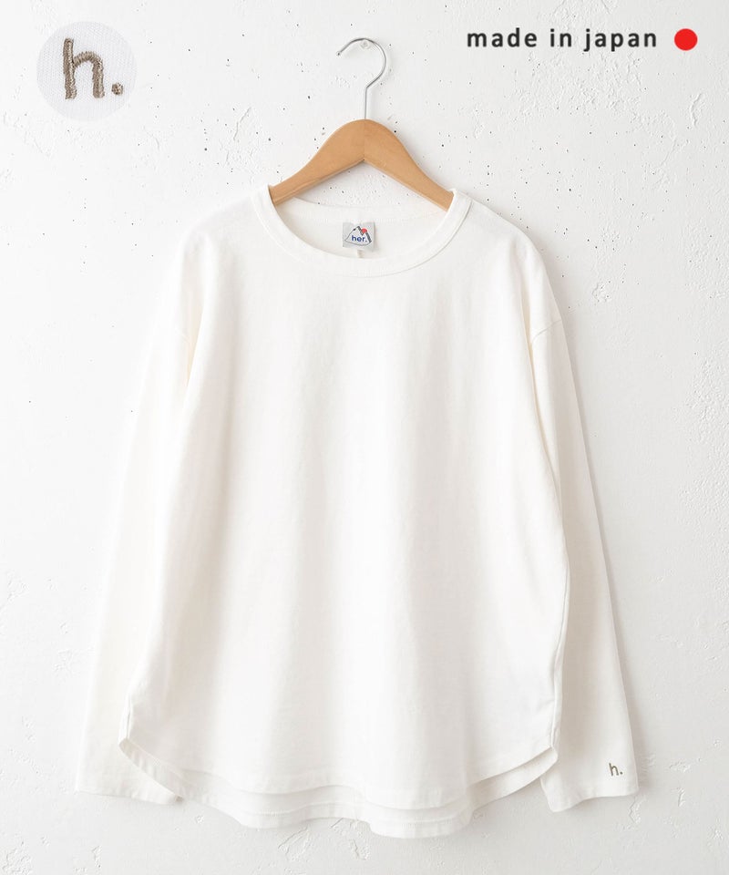 her.｜長袖刺繍カットソー [[CE3CT250809]][C]