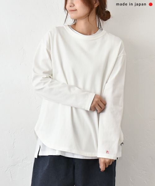 her.｜長袖刺繍カットソー [[CE3CT250809]][C]