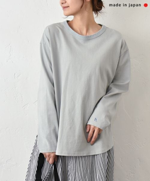 her.｜長袖刺繍カットソー [[CE3CT250809]][C]