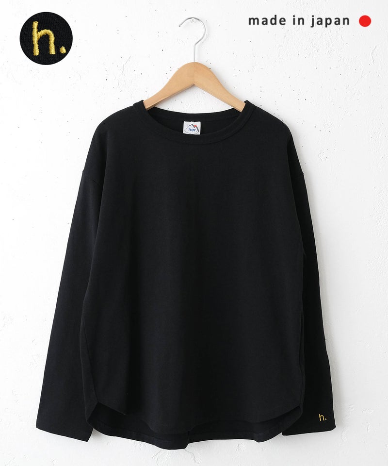 her.｜長袖刺繍カットソー [[CE3CT250809]][C]