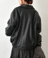HUMS｜レザー風ブルゾン [[410352]][C]
