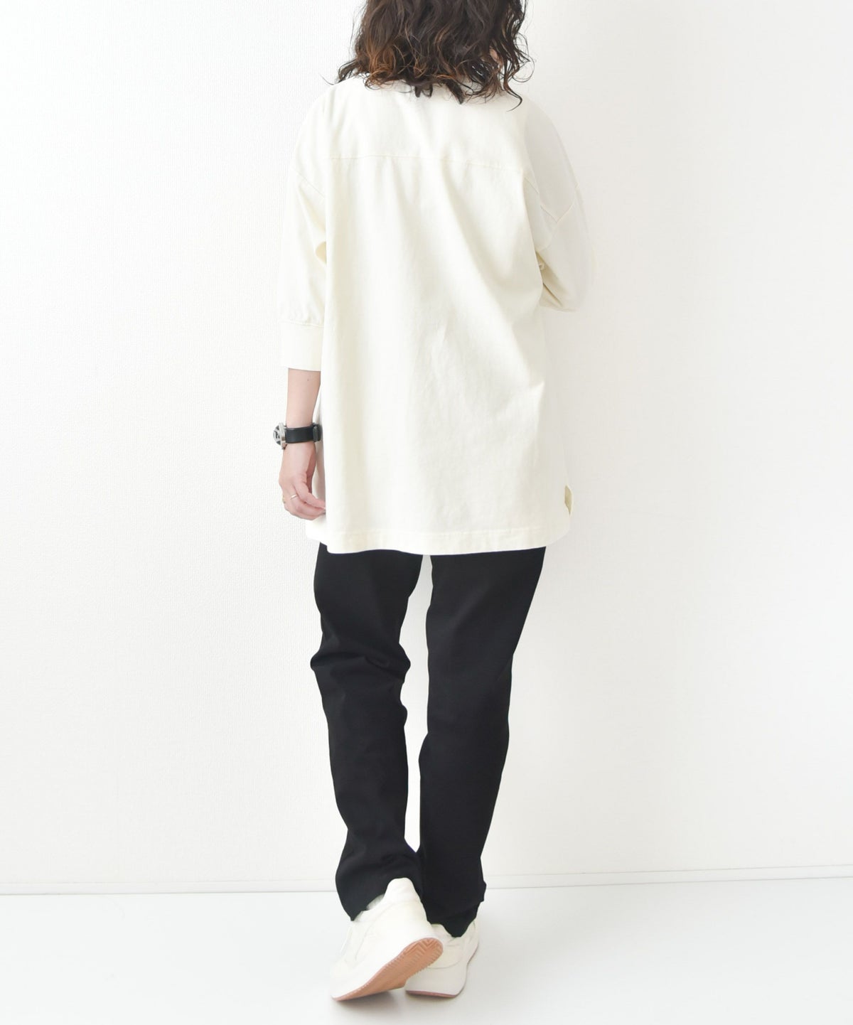 day　standard｜ピグメント加工　七分袖Tee [[d-c-007]][D]