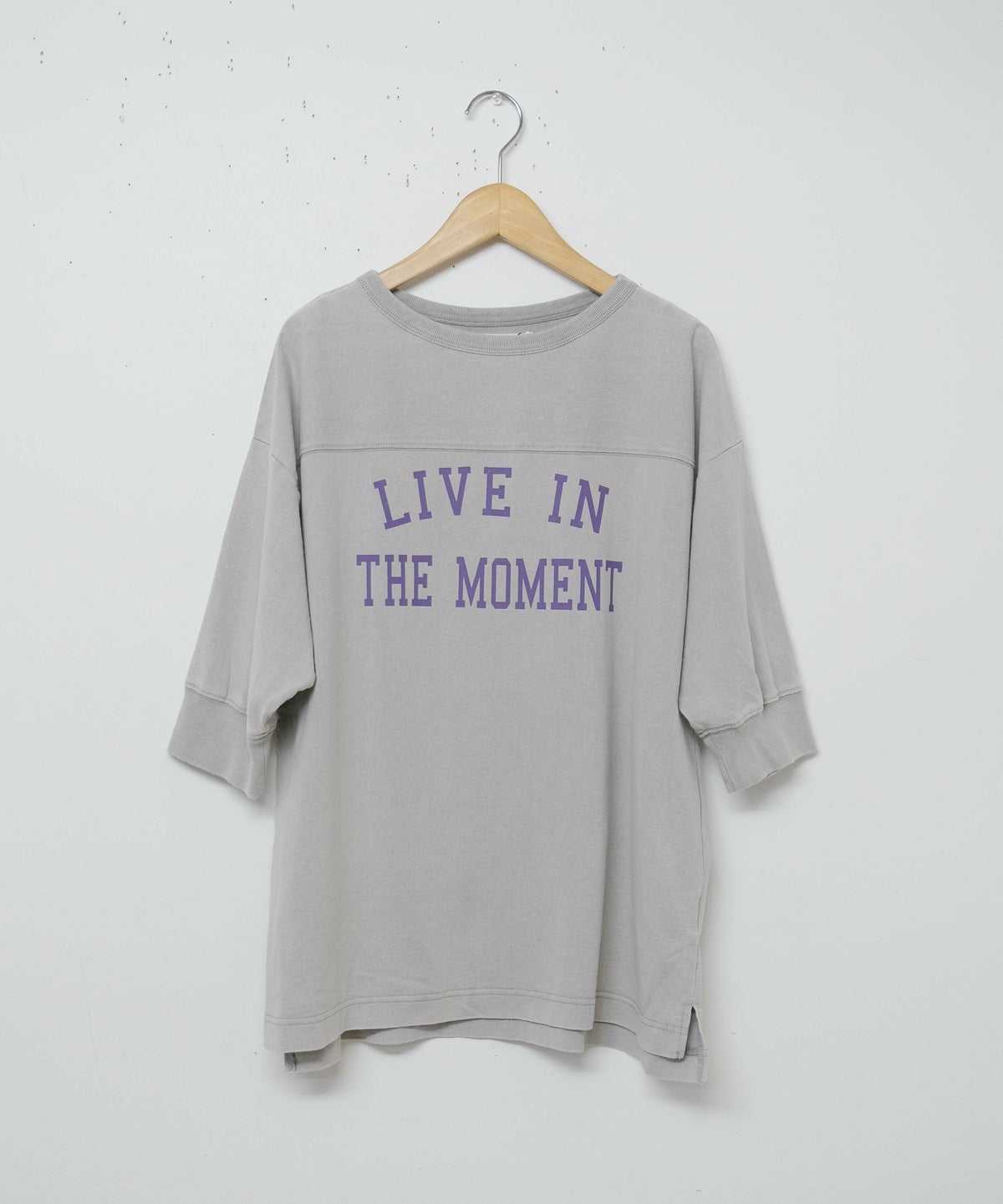 day　standard｜ピグメント加工　七分袖Tee [[d-c-007]][D]