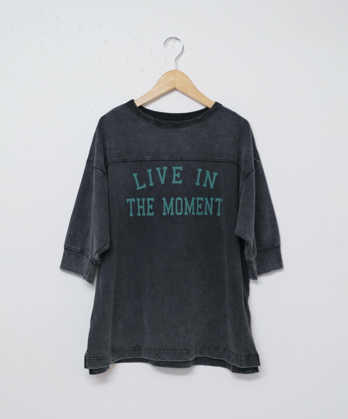 day　standard｜ピグメント加工　七分袖Tee [[d-c-007]][D]