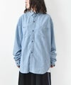 DENIM&DUNGAREE｜ムラダンガリーシャツ [[22580104]][D]