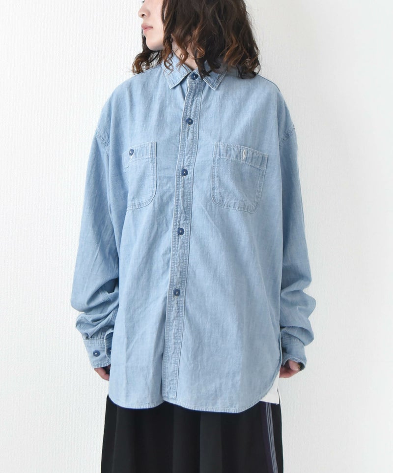 DENIM&DUNGAREE｜ムラダンガリーシャツ [[22580104]][D]