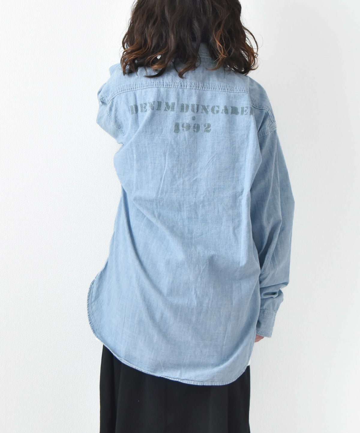 DENIM&DUNGAREE｜ムラダンガリーシャツ [[22580104]][D]