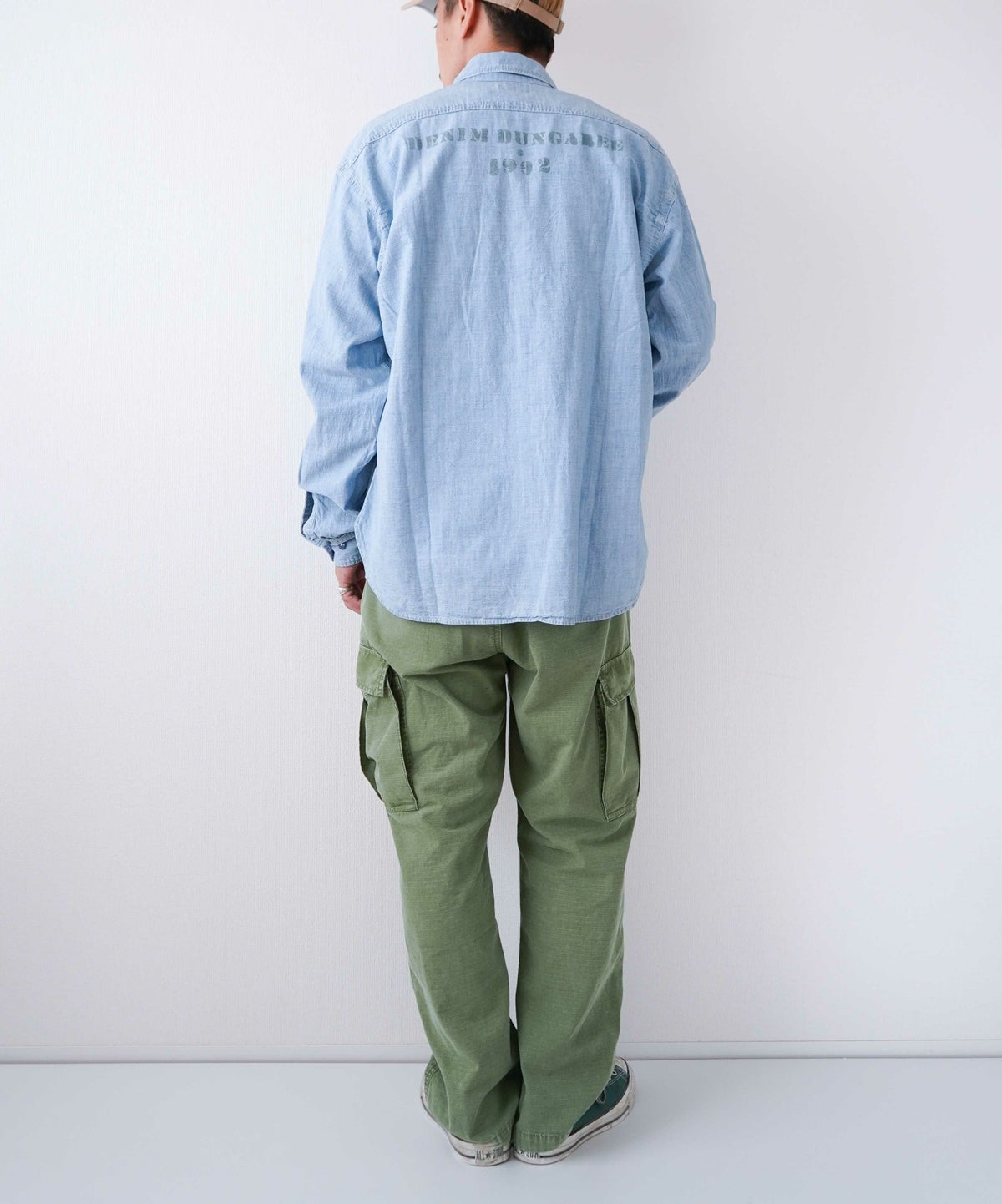 DENIM&DUNGAREE｜ムラダンガリーシャツ [[22580104]][D]
