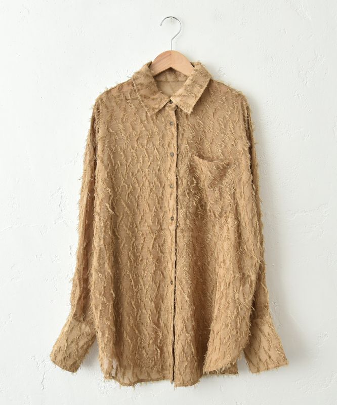  HUMS｜フェザーライクシアーシャツ [[WLN5134]][C]