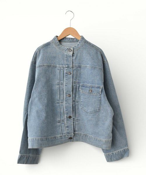 HUMS｜デニム製品染めGジャン [[WGN5122]][C]