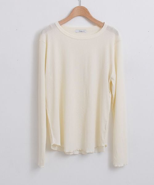 インカネーション　トップス W｜【再入荷】シアークールネックプルオーバー [[IZK25063-1]][F