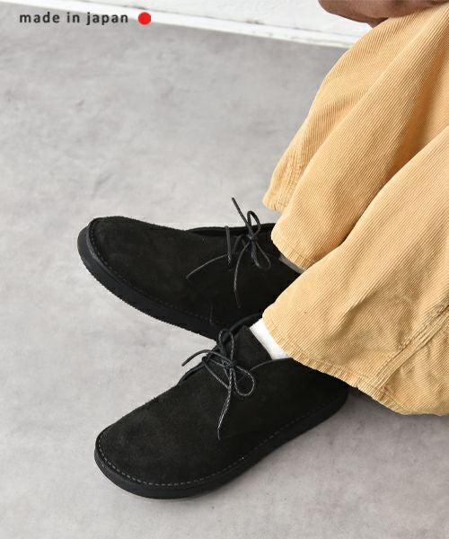 Organic Handloom｜チャッカーブーツ ベロア [[OH027171]][C]