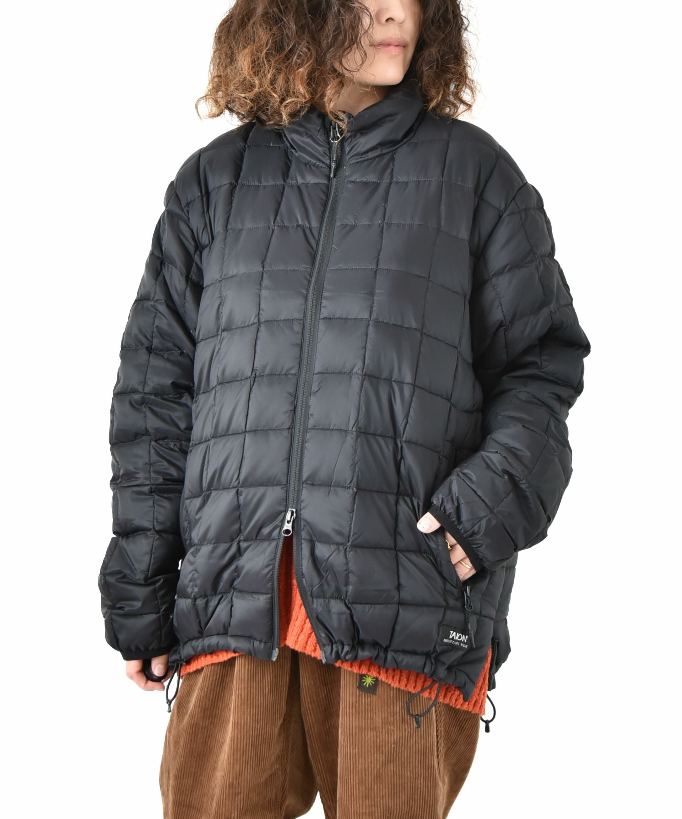 TAION｜MOUTAIN HI-NECK W-ZIP LIGHT DOWN JACKET [[TAION-102ZXMT-800