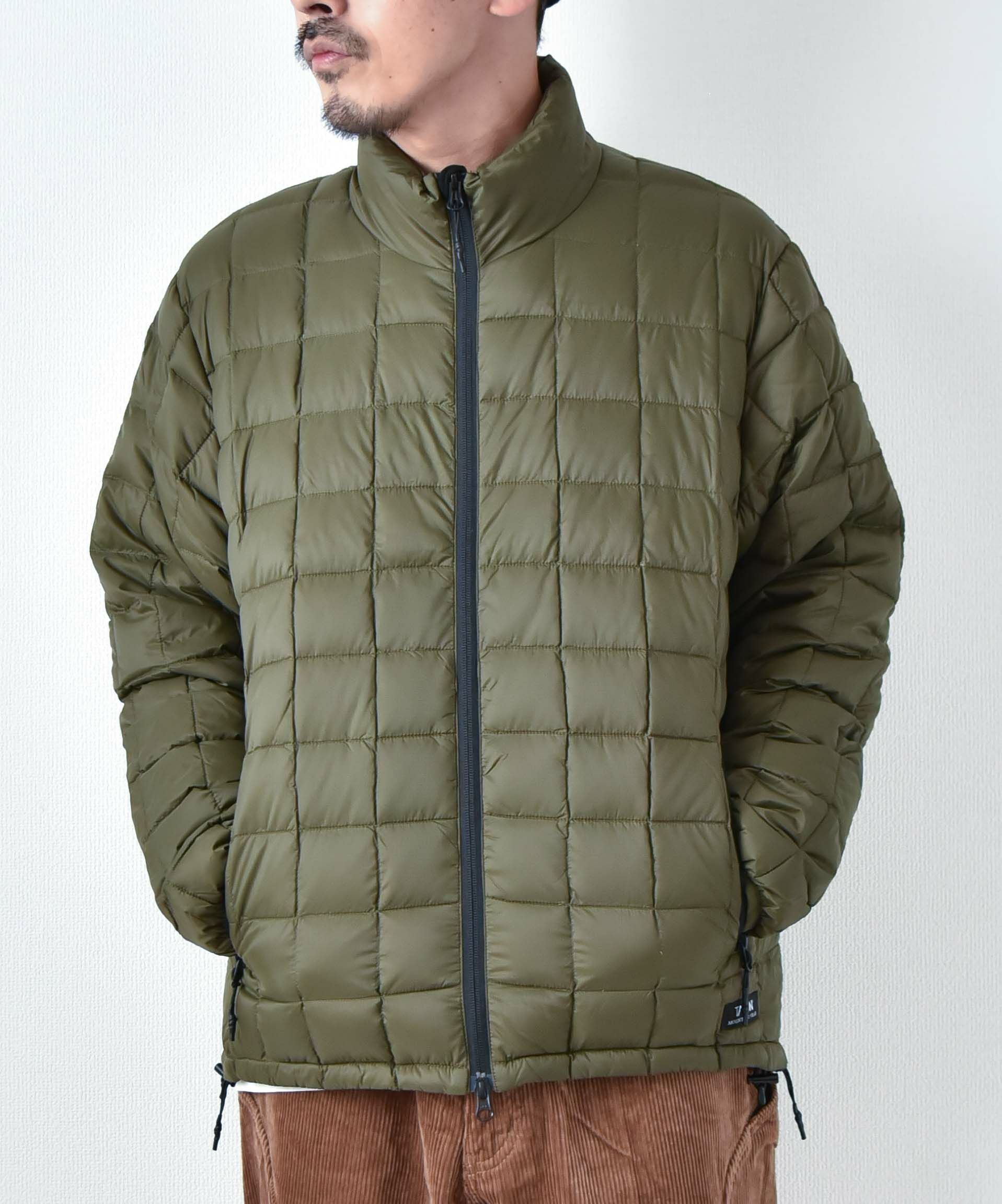 TAION｜MOUTAIN HI-NECK W-ZIP LIGHT DOWN JACKET [[TAION-102ZXMT-800