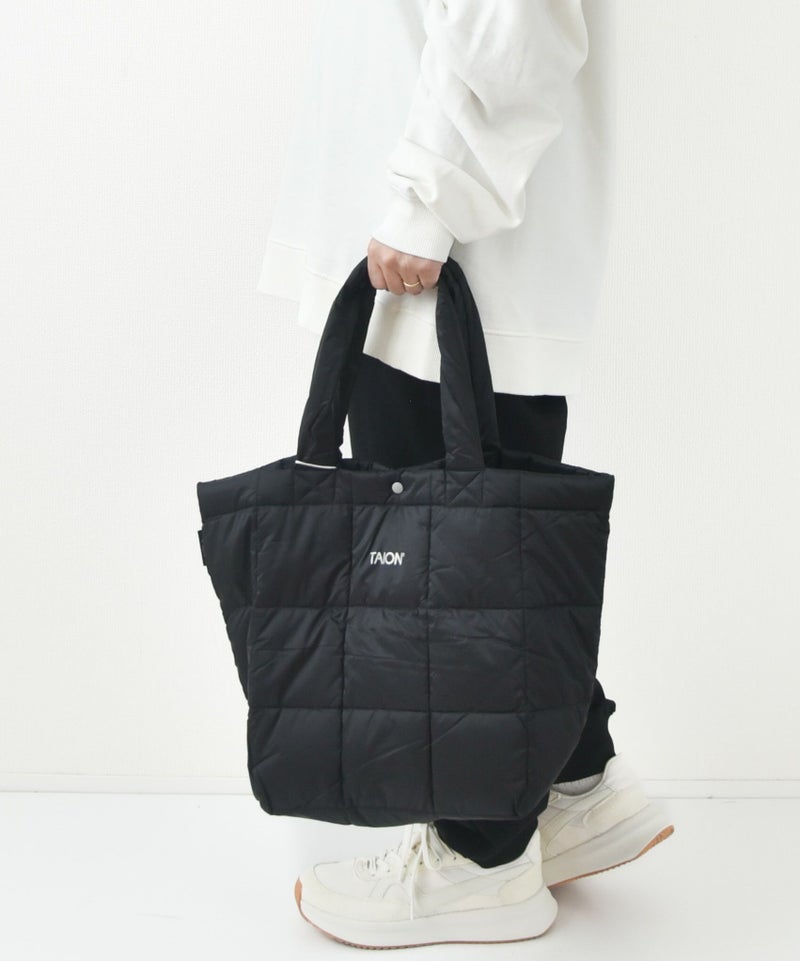 TAION｜BASIC LUNCH DOWN TOTE BAG-M [[TAION-TOTE02-M]][D]