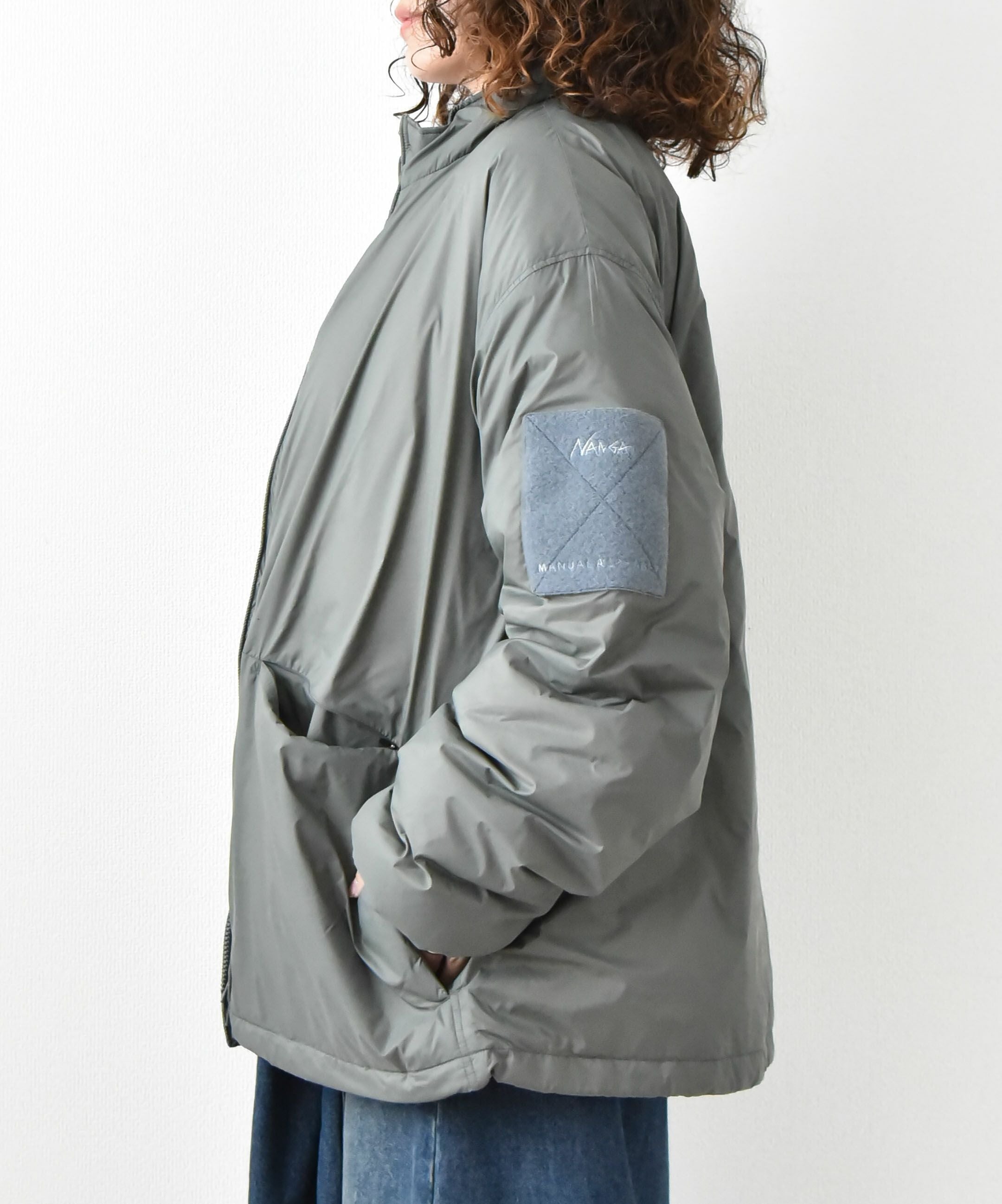 NANGA × MANUAL ALPHABET｜EQUIPMENT DOWN TRACK JACKET [[MA-J-411