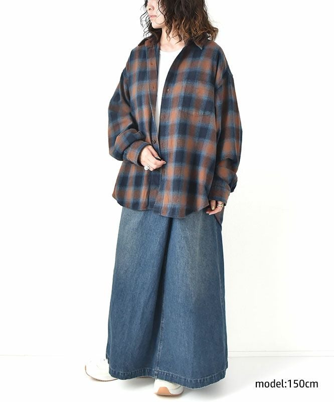 Johnbull｜ガーメントダイネルチェックシャツ [[JM254S04]][D]