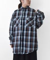 DENIM&DUNGAREE｜ムラチェックシャツ [[22580100]][D]