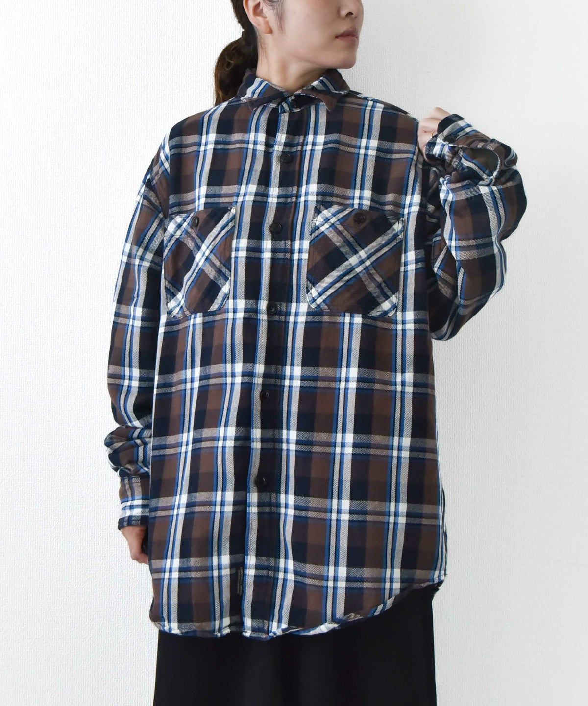 DENIM&DUNGAREE｜ムラチェックシャツ [[22580100]][D]