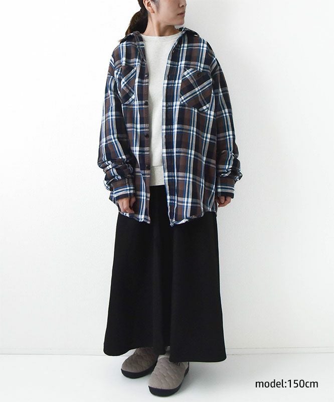 DENIM&DUNGAREE｜ムラチェックシャツ [[22580100]][D]