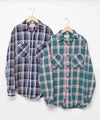 DENIM&DUNGAREE｜ムラチェックシャツ [[22580100]][D]