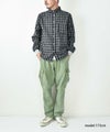 ジムマスター｜2WAY ショールカラー　チェックネルシャツ [[G433755]][D]