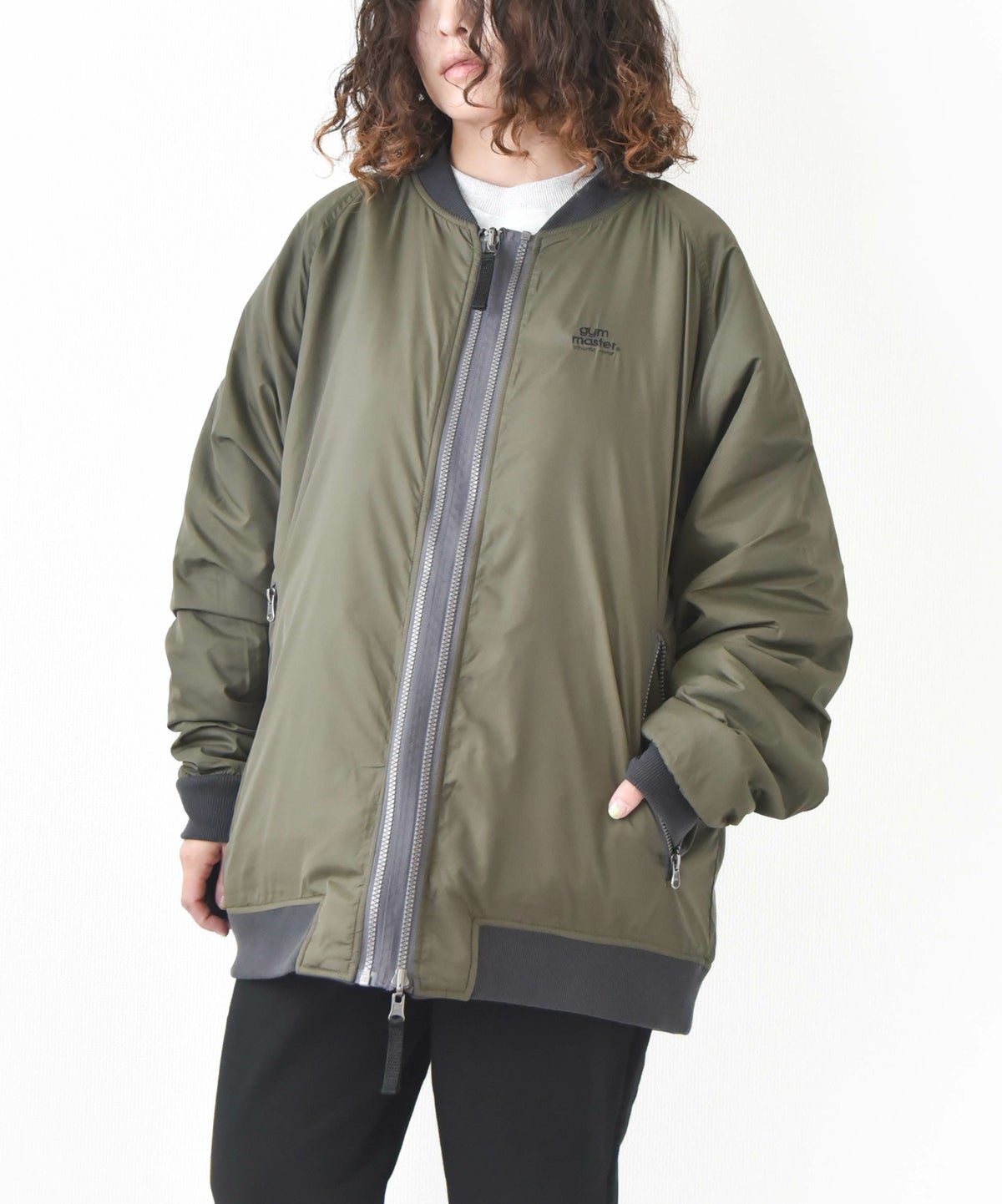 ジムマスター｜12ozヘビー裏起毛スウェットリバーシブルダブルジップジャケット [[G633701]][D]