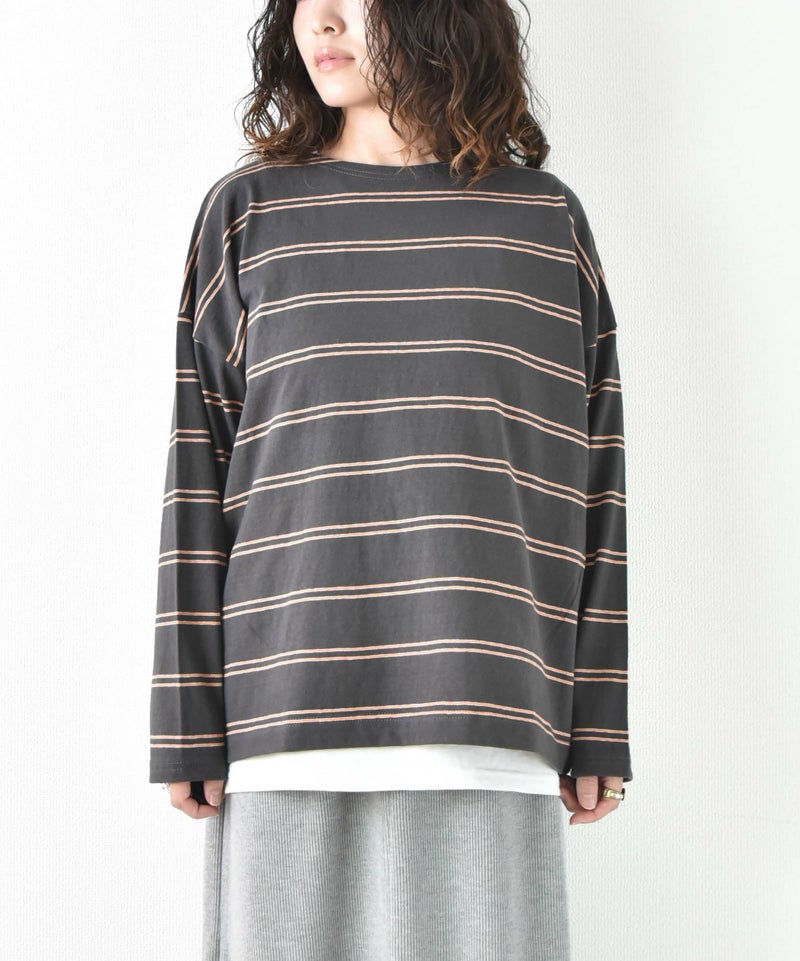 day standard｜ワイドボートネックTee [[853402]][D]