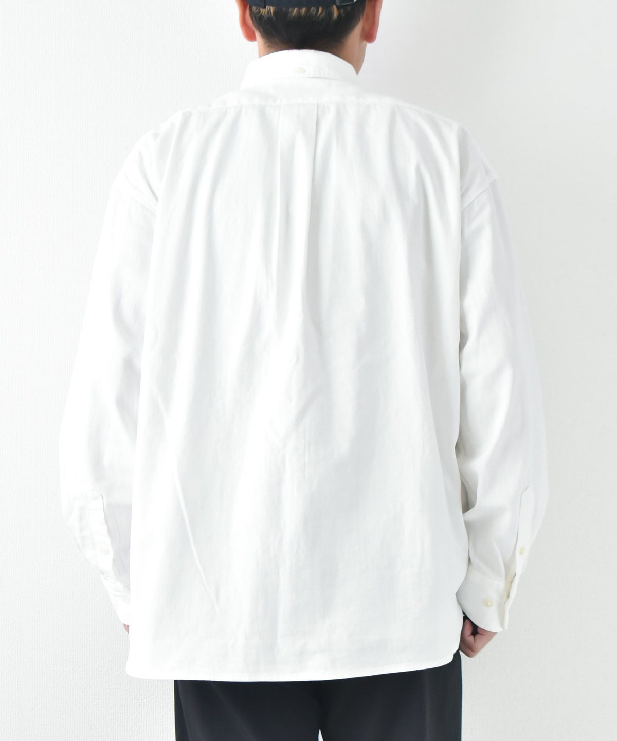 Audience｜「備後」8オンス ムラデニムボタンダウンボクシーAライン長袖シャツ [[AUD6663]][D]