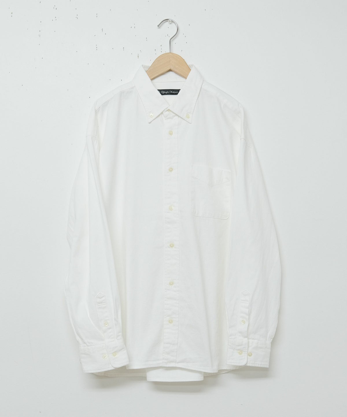 Audience｜「備後」8オンス ムラデニムボタンダウンボクシーAライン長袖シャツ [[AUD6663]][D]