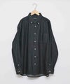 Audience｜「備後」8オンス ムラデニムボタンダウンボクシーAライン長袖シャツ [[AUD6663]][D]