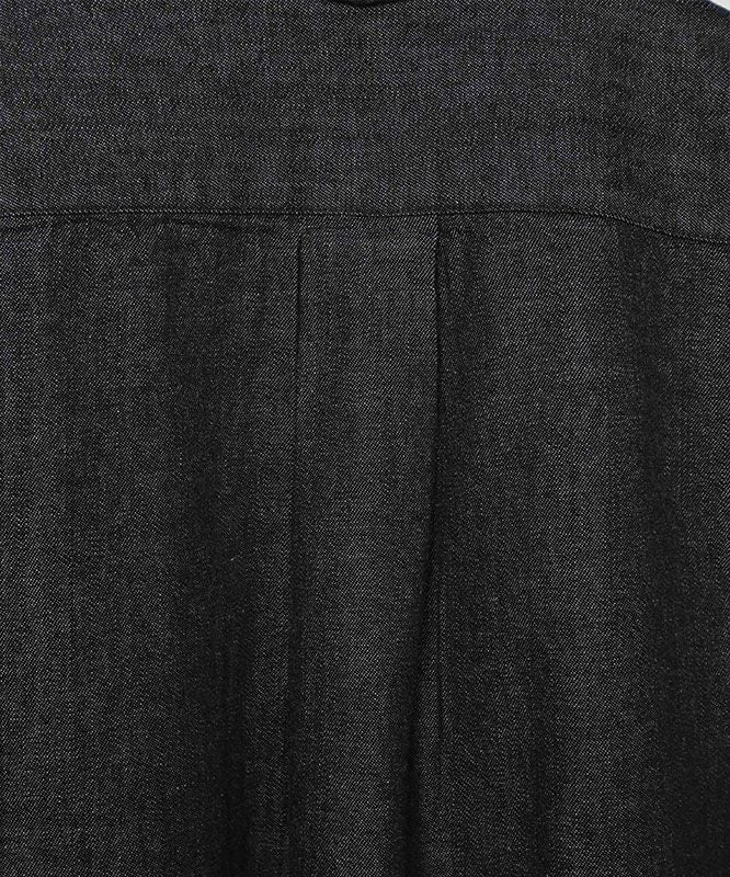 Audience｜「備後」8オンス ムラデニムボタンダウンボクシーAライン長袖シャツ [[AUD6663]][D]