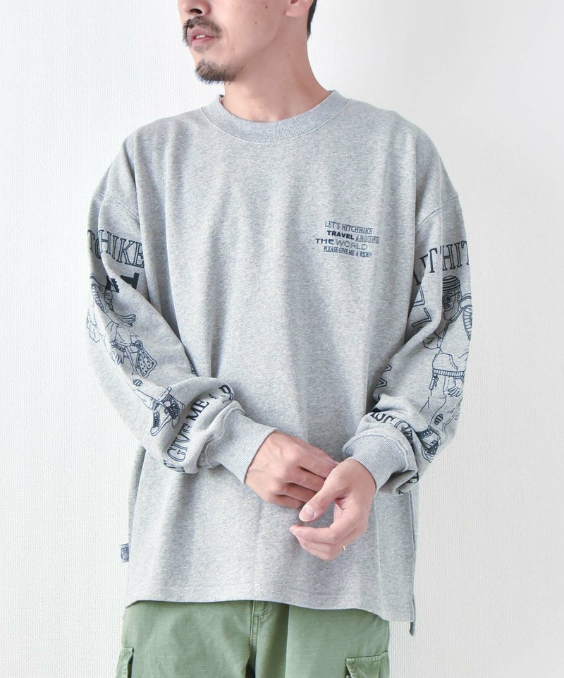 ジムマスター｜10.3oz HITCH HIKE スウェットビッグTee [[G621781]][D]