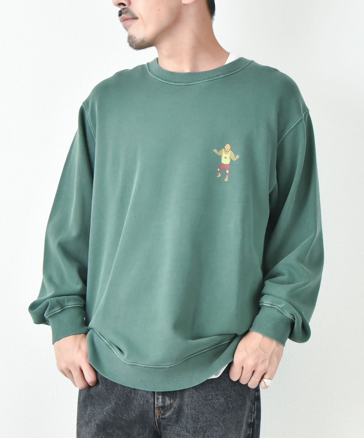 ジムマスター｜9.4oz ピグメント　レスラースウェットシャツ [[G633740]][D]