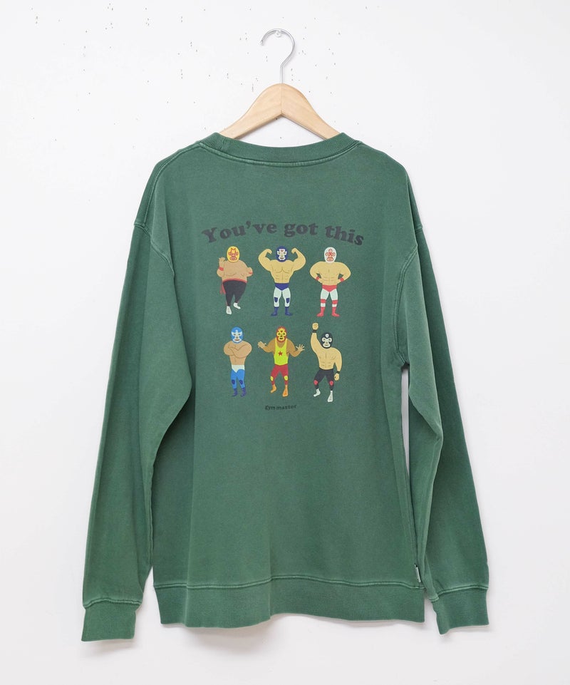 ジムマスター｜9.4oz ピグメント　レスラースウェットシャツ [[G633740]][D]