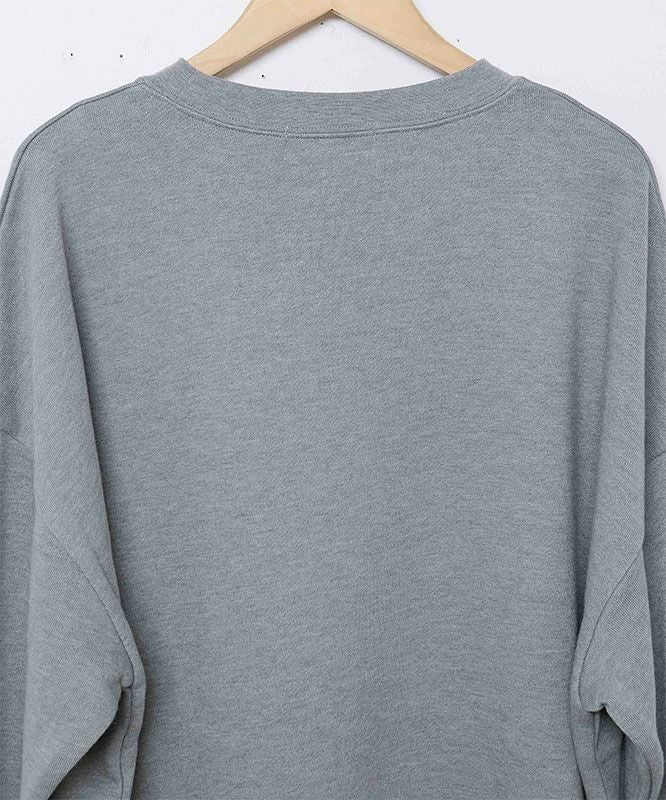 KAKELA&TRANQUIL｜ロングクルーカレッジ刺繍 [[12507-299-10]][D]