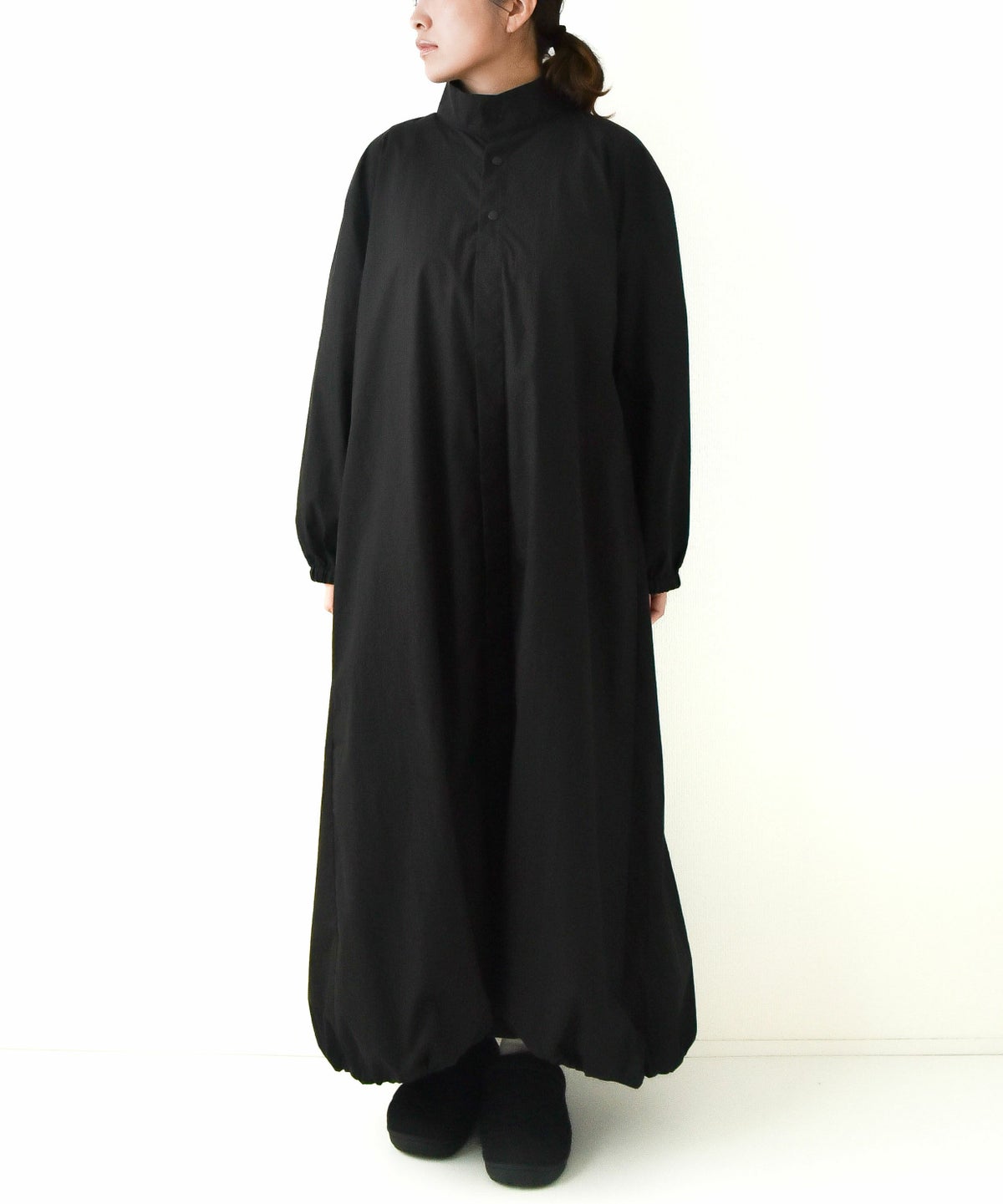 day standard｜ロクヨンクロス スタンドカラーシャツワンピース [[day-009]][D]